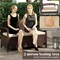 Outdoor Storage Bench for Patio or Deck 2-Seater with 42-Gallon Capacity